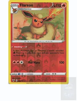 FLAREON 026/185 Rare VIVID VOLTAGE Pokemon Near Mint - Image 1