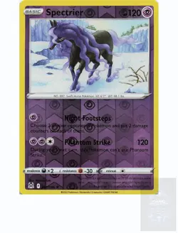 SPECTRIER 081/196 Holo Rare LOST ORIGIN Pokemon Reverse Holo Near Mint - Image 1