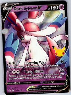 Dark Sylveon V SWSH134 Holo Promo Sword & Shield Promo Pokemon Lightly Played - Image 1