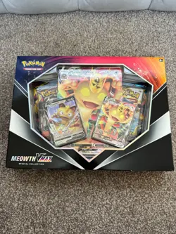 POKEMON TCG - Meowth VMAX - Special Collection Box - BRAND NEW SEALED - Image 1
