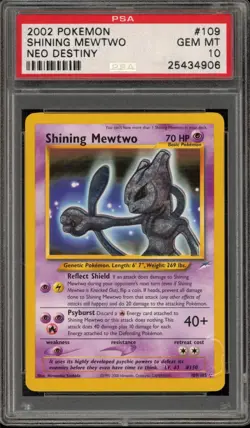 Pokemon Shining Mewtwo Neo Destiny 109/105 PSA 10 - Image 1