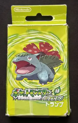 2004 Pokemon Leaf Green Playing poker Cards Venusaur Japanese Charizard Mewtwo - Image 2