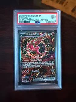 145653931 Oricorio ex 2025 Pokemon MEP Ultra Premium Promo #024 PSA 9 - Image 1