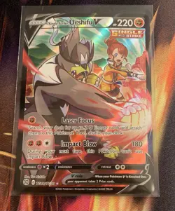 Pokemon TCG Single Strike Urshifu V TG18/TG30 Brilliant Stars NM - Image 1