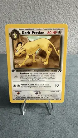 DARK PERSIAN 1ST EDITION Non Holo # 42/82 | TEAM ROCKET SET | Pokemon 2000 - Image 1