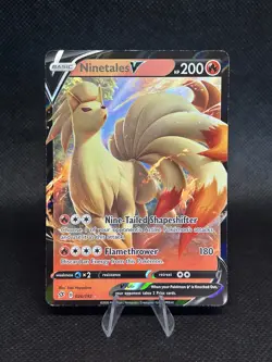 NINETALES V - REBEL CLASH 026/192 * POKEMON CARD - Image 1