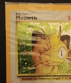 Meowth Holo #10 Black Star Promo Game Boy GB Exclusive 2000 Factory Sealed Mint - Image 2