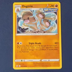 Dugtrio 077/198 - Chilling Reign - Rare Pokemon Card - NM - Image 1