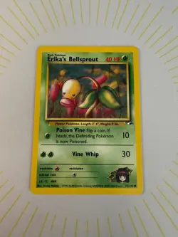 Erika's Bellsprout 75/132 Common Gym Heroes Pokemon Unlimited Near Mint - Image 2