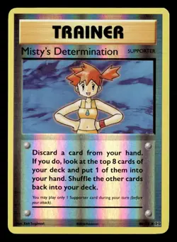 Misty's Determination 80/108 Reverse Holo Uncommon Evolutions Pokemon Card - Image 2