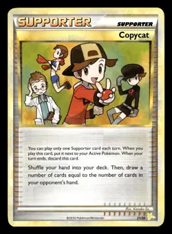 Copycat 21/30 Common HGSS Trainer Kit: Gyarados & Raichu Pokemon Card - Image 2