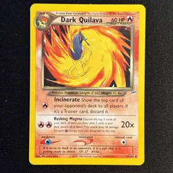 [LP] Dark Quilava - 39/105 - Pokemon Neo Destiny Unlimited Rare Card WOTC - Image 1