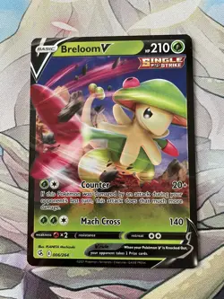Breloom V - 006/264 - Fusion Strike - Ultra Rare - Pack Fresh - Image 1