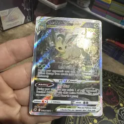 Pokemon TCG Leafeon VSTAR GG35/GG70 Crown Zenith Galarian Gallery Ultra Rare - Image 2