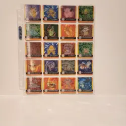 Pokemon 1998 Artbox Action FLIPZ 3d Premier Edition Complete 40 Card Set - Image 1