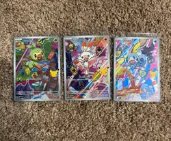 Pokemon Series 2 First Partner Illustration Gen 8 Grookey, Scorbunny, Sobble - Image 1