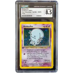 Wobbuffet #16/75 Neo Discovery 1st Edition 2001 Holo CGC 8.5 Pokemon Card *AE - Image 1
