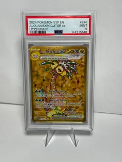 Pokemon Surging Sparks Alolan Exeggutor ex 248/191 Hyper Rare - PSA 9 MINT - Image 1