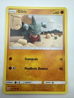 Pokemon - Gible 112/236 - Unified Minds - Asako Ito - Near Mint - Image 1
