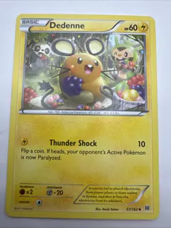 pokemon tcg - Dedenne - Breakthrough - 57/162 - NM - Image 1