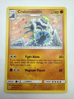 Pokemon - Crabominable 105/214 - Unbroken Bonds - Tomokazu Komiya - Near Mint - Image 1