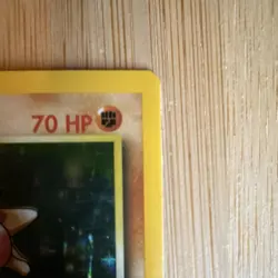 1999 Pokemon Hitmonchan Base Set Holo Rare 7/102 70 HP Basic English. NM or +. - Image 2