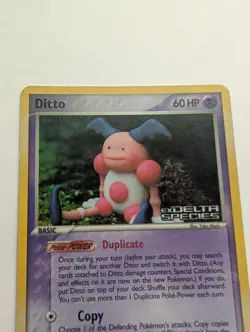 Ditto Mime 38/113 - Reverse Holo Stamped EX Delta Species Yuka Morii MP 2005 - Image 2
