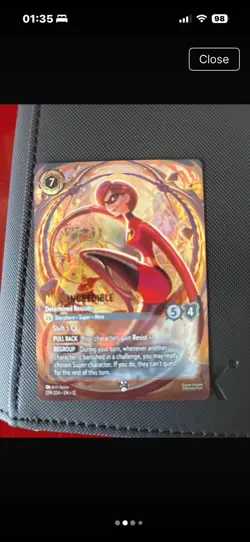 Disney Lorcana TCG Enchanted Mrs Incredible And Captain Hook - Image 3