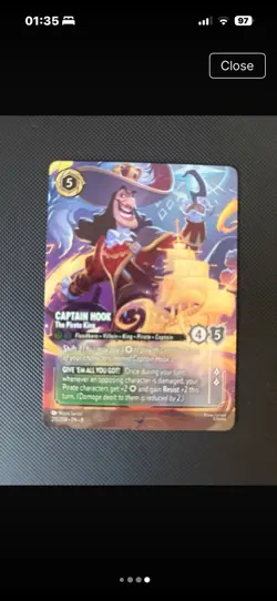 Disney Lorcana TCG Enchanted Mrs Incredible And Captain Hook - Image 5