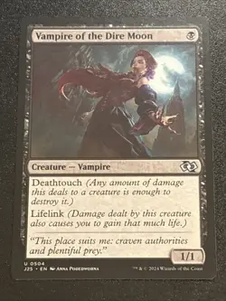 MTG Foundations Jumpstart Vampire of the Dire Moon 0504 - Image 1