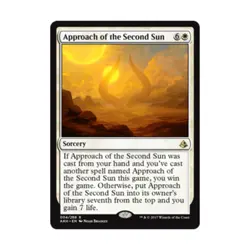 WotC MtG Amonkhet Approach of the Second Sun (R) NM - Image 1