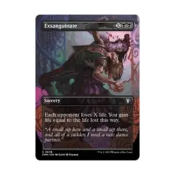 WotC Commander Masters Exsanguinate (Borderless) (U) NM - Image 1
