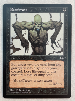 1x Reanimate Tempest MTG Magic the Gathering NM - Image 1