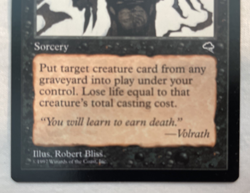 1x Reanimate Tempest MTG Magic the Gathering NM - Image 3