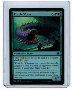 Purple Worm - Foil - Adventures in the Forgotten Realm - Image 1