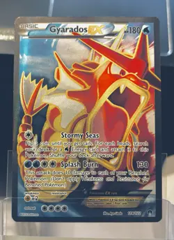 Pokemon Gyarados EX TCG Full Art Holo Ultra Rare Card 114/122 - Image 1