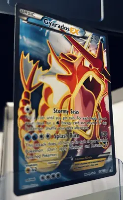 Pokemon Gyarados EX TCG Full Art Holo Ultra Rare Card 114/122 - Image 2