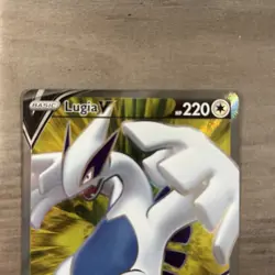 Pokemon Lugia V Silver Tempest Holo Ultra Rare Card 185/195 - Image 3