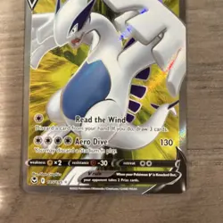 Pokemon Lugia V Silver Tempest Holo Ultra Rare Card 185/195 - Image 4