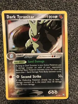 Dark Tyranitar 20/109 (EX Team Rocket Returns) Deck Exclusives Pokemon LP - Image 1