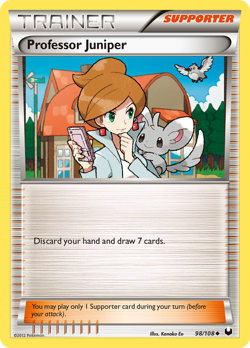 Professor Juniper 98/108 Dark Explorers Uncommon NM 2012 - Image 2