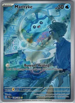 Mantyke 189/182 SV04: Paradox Rift - Pokemon Card - NM - Image 1