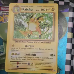 The Pokemon Company Raichu 36/108 Evolutions Rare Regular EN 2016 100HP - Image 1