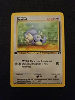 Pokemon TCG Dratini Team Rocket 53/82 Regular 1st Edition Common - Image 4