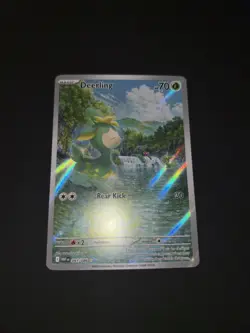 2025 Pokemon - DEERLING - IR Illustration Rare - White Flare- 091/086 NM - Image 2