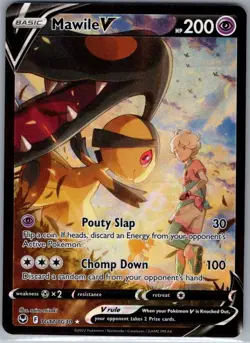 Mawile V TG17/TG30 SWSH12: Silver Tempest Trainer Gallery - Pokemon Card - NM - Image 1