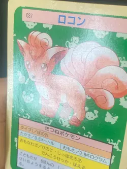 JAPANESE POKEMON VULPIX No.037 TOPSUN GREEN BACK GOUPIX - GD - Image 4