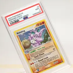 Pokemon TCG - Nidoking 8/112 Holo Rare EX - Fire Red & Leaf Green - PSA 9 Mint - Image 1