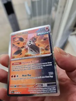 Iron Moth 028/182 Cosmic Holo Rare - Paradox Rift Box - Pokemon - NM/M - Image 1