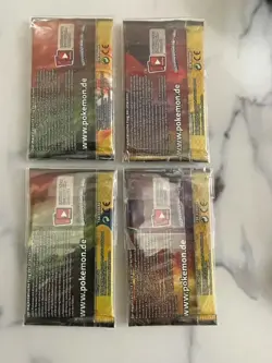 Pokemon Majestat der Drachen 4x Booster Packs - deutsch - Neu & OVP - Image 2